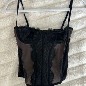 Urban outfitters lace corset top